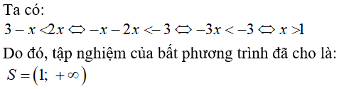 32 câu trắc nghiệm Bất phương trình và hệ bất phương trình một ẩn có đáp án