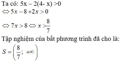 32 câu trắc nghiệm Bất phương trình và hệ bất phương trình một ẩn có đáp án