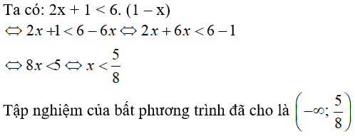 32 câu trắc nghiệm Bất phương trình và hệ bất phương trình một ẩn có đáp án