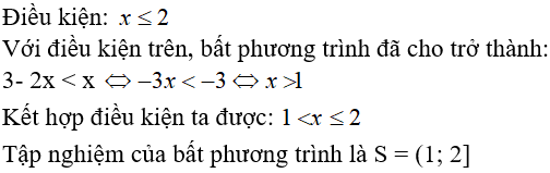 32 câu trắc nghiệm Bất phương trình và hệ bất phương trình một ẩn có đáp án