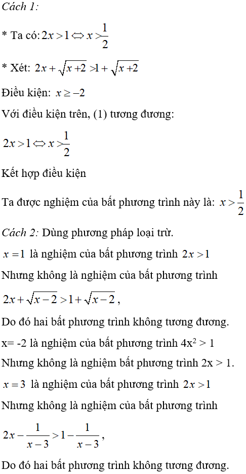 32 câu trắc nghiệm Bất phương trình và hệ bất phương trình một ẩn có đáp án