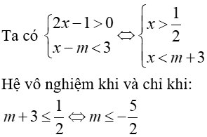 32 câu trắc nghiệm Bất phương trình và hệ bất phương trình một ẩn có đáp án