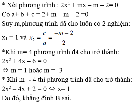 Trắc nghiệm Đại số 10 Ôn tập Chương 3 (có đáp án): Phương trình. Hệ phương trình