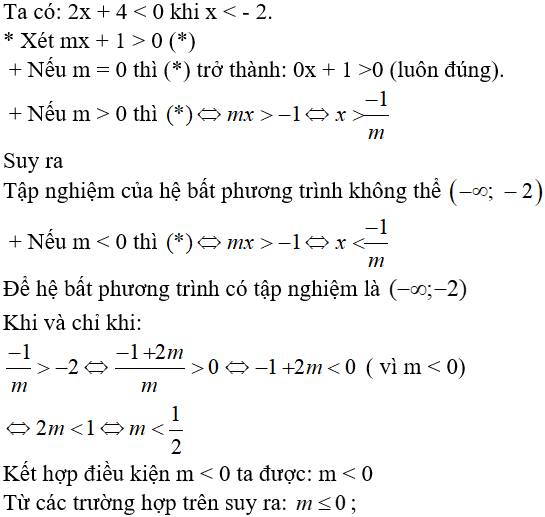 Trắc nghiệm Đại số 10 Ôn tập Chương 4 có đáp án