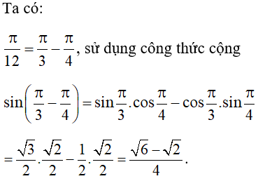 14 câu trắc nghiệm Công thức lượng giác có đáp án