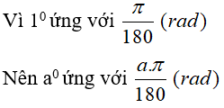 12 câu trắc nghiệm Cung và góc lượng giác có đáp án