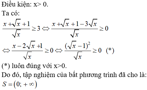 50 câu trắc nghiệm Dấu của tam thức bậc hai có đáp án