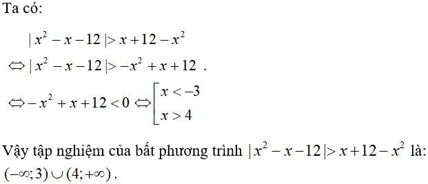 50 câu trắc nghiệm Dấu của tam thức bậc hai có đáp án