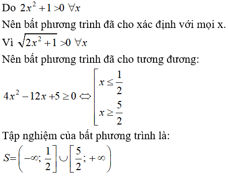 50 câu trắc nghiệm Dấu của tam thức bậc hai có đáp án