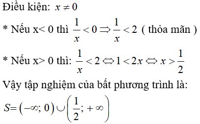 50 câu trắc nghiệm Dấu của tam thức bậc hai có đáp án