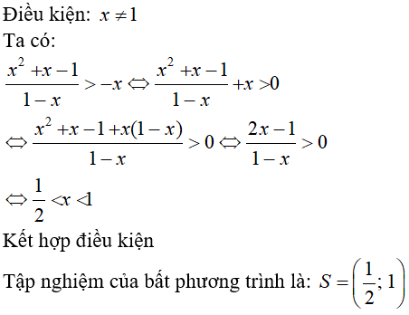 50 câu trắc nghiệm Dấu của tam thức bậc hai có đáp án