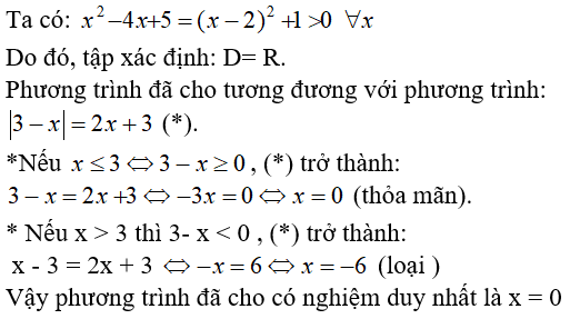 50 câu trắc nghiệm Dấu của tam thức bậc hai có đáp án