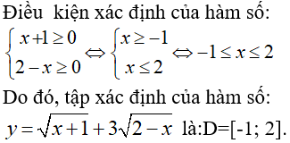 18 câu trắc nghiệm Hàm số có đáp án