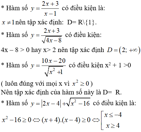 18 câu trắc nghiệm Hàm số có đáp án