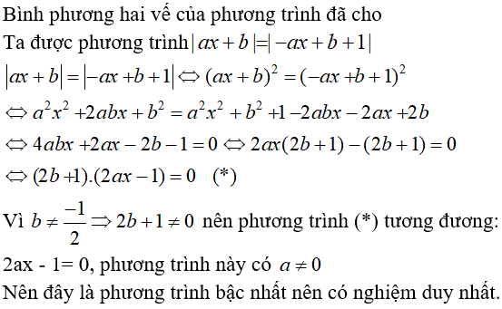 11 câu trắc nghiệm Phương trình quy về phương trình bậc nhất, bậc hai có đáp án