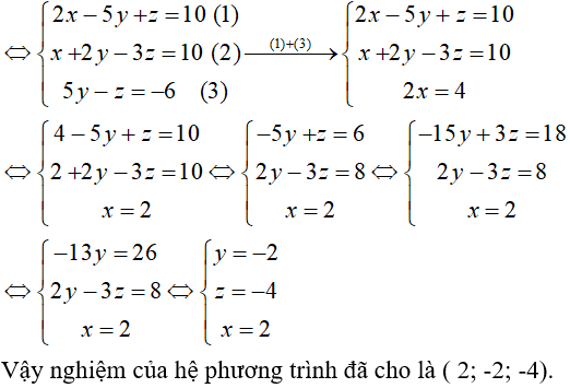 10 câu trắc nghiệm Phương trình và hệ phương trình bậc nhất nhiều ẩn có đáp án