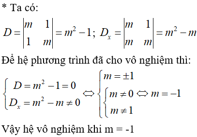 10 câu trắc nghiệm Phương trình và hệ phương trình bậc nhất nhiều ẩn có đáp án