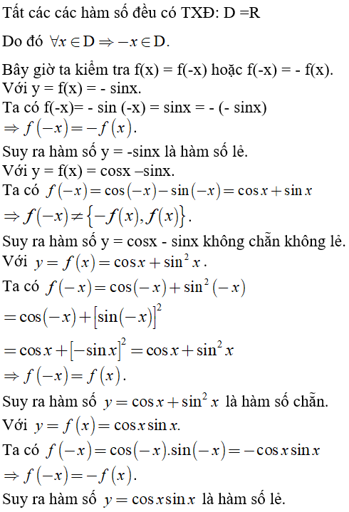 Bài tập trắc nghiệm Đại số và Giải tích 11 | Bài tập và Câu hỏi trắc nghiệm Đại số và Giải tích 11