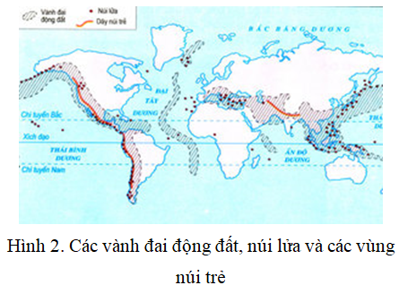 Trắc nghiệm Địa Lí 10 Bài 7 (có đáp án): Cấu trúc của Trái Đất. Thạch quyển. Thuyết kiến tạo mảng (Phần 4)