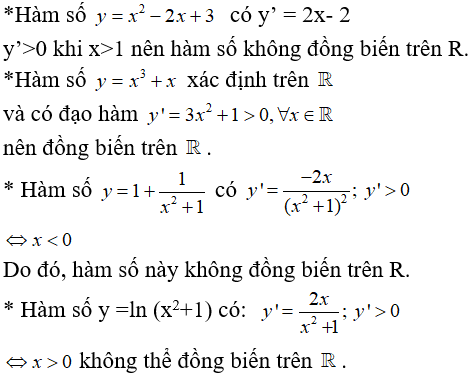 Bài tập trắc nghiệm Giải tích 12 | Câu hỏi trắc nghiệm Giải tích 12