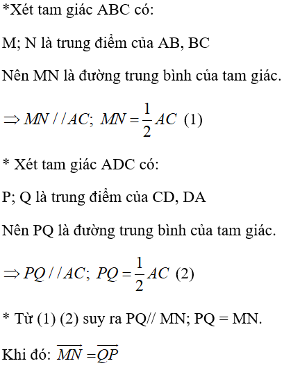 Bài tập trắc nghiệm Hình học 10 | Câu hỏi trắc nghiệm Hình học 10