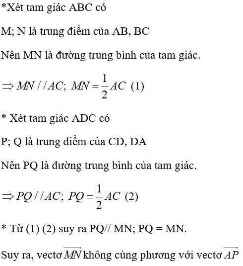 Bài tập trắc nghiệm Hình học 10 | Câu hỏi trắc nghiệm Hình học 10