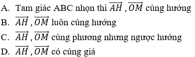 Bài tập trắc nghiệm Hình học 10 | Câu hỏi trắc nghiệm Hình học 10