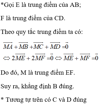 Bài tập trắc nghiệm Hình học 10 | Câu hỏi trắc nghiệm Hình học 10