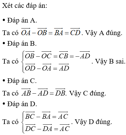 Bài tập trắc nghiệm Hình học 10 | Câu hỏi trắc nghiệm Hình học 10