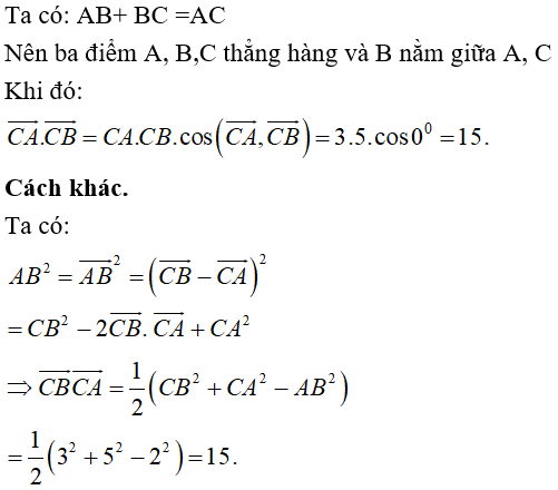 Bài tập trắc nghiệm Hình học 10 | Câu hỏi trắc nghiệm Hình học 10