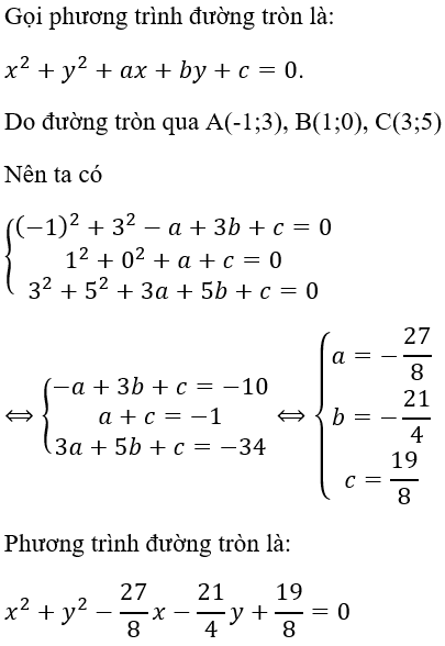 Bài tập trắc nghiệm Hình học 10 | Câu hỏi trắc nghiệm Hình học 10