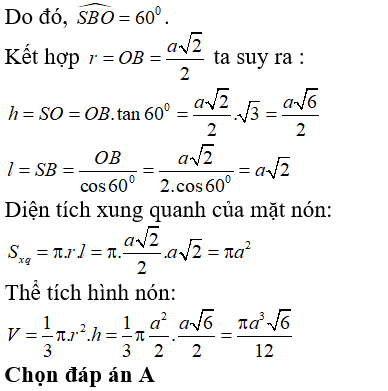 Bài tập trắc nghiệm Hình học 12 | Câu hỏi trắc nghiệm Hình học 12