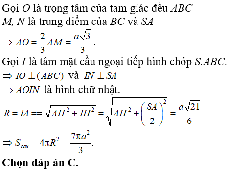 Bài tập trắc nghiệm Hình học 12 | Câu hỏi trắc nghiệm Hình học 12