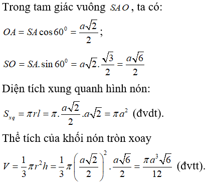 Bài tập trắc nghiệm Hình học 12 | Câu hỏi trắc nghiệm Hình học 12