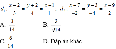 Bài tập trắc nghiệm Hình học 12 | Câu hỏi trắc nghiệm Hình học 12