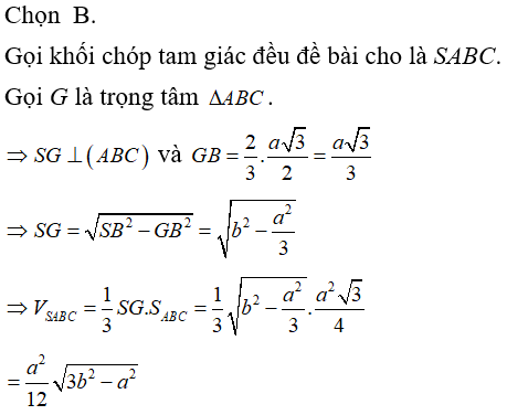 Bài tập trắc nghiệm Hình học 12 | Câu hỏi trắc nghiệm Hình học 12