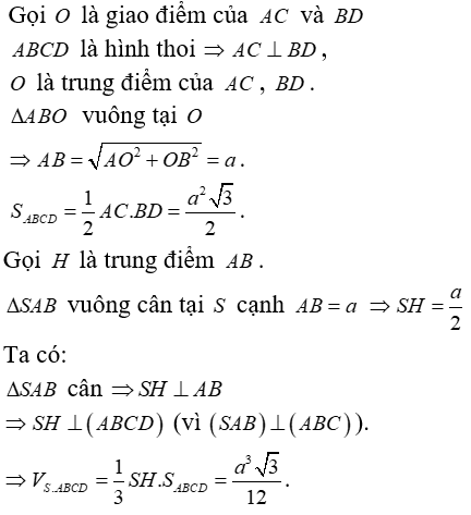 Bài tập trắc nghiệm Hình học 12 | Câu hỏi trắc nghiệm Hình học 12