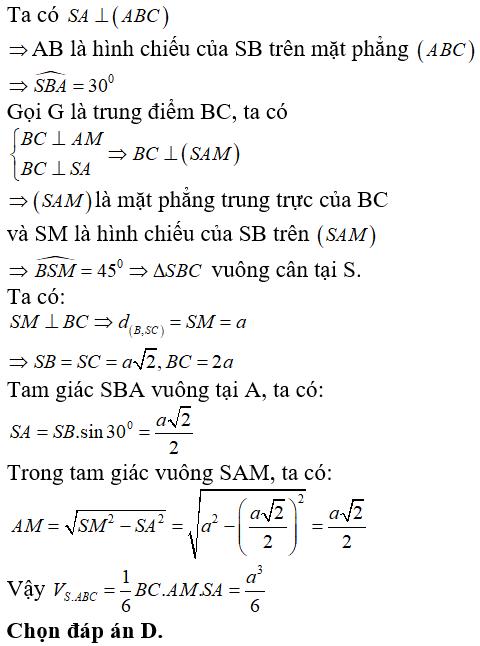 Bài tập trắc nghiệm Hình học 12 | Câu hỏi trắc nghiệm Hình học 12