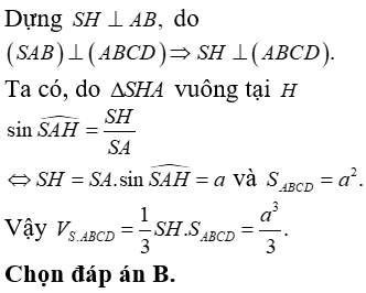 Bài tập trắc nghiệm Hình học 12 | Câu hỏi trắc nghiệm Hình học 12