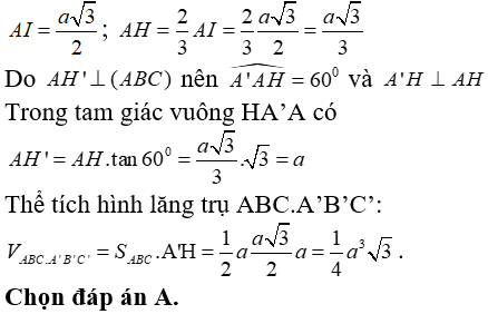 Bài tập trắc nghiệm Hình học 12 | Câu hỏi trắc nghiệm Hình học 12