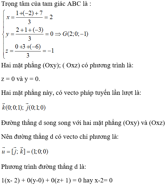 Bài tập trắc nghiệm Hình học 12 | Câu hỏi trắc nghiệm Hình học 12