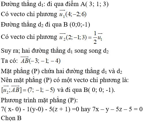 Bài tập trắc nghiệm Hình học 12 | Câu hỏi trắc nghiệm Hình học 12