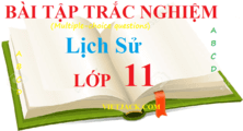 1500 câu hỏi trắc nghiệm Lịch Sử 11 (có đáp án) | Trắc nghiệm Sử 11