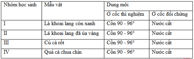 Trắc nghiệm Sinh 11 Bài 8 có đáp án năm 2023 (sách mới)