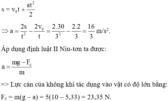  24 câu trắc nghiệm Ba định luật Niu - Tơn cực hay có đáp án (phần 1) 