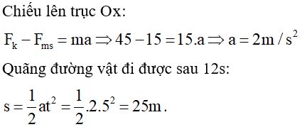  24 câu trắc nghiệm Ba định luật Niu - Tơn cực hay có đáp án (phần 2) 