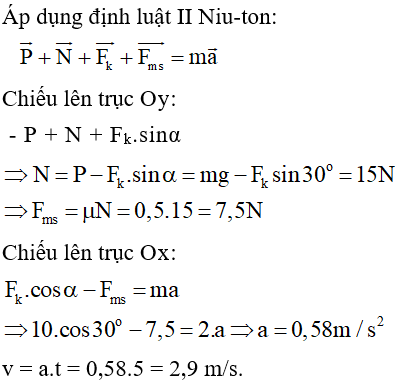  24 câu trắc nghiệm Ba định luật Niu - Tơn cực hay có đáp án (phần 2) 