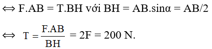  30 câu trắc nghiệm Cân bằng của một vật có trục quay cố định - Momen lực cực hay có đáp án (phần 2) 