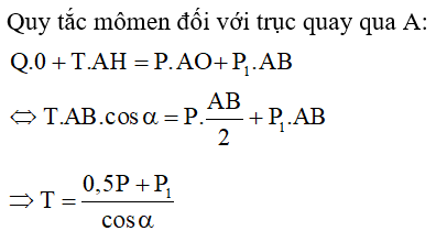  15 câu trắc nghiệm Cân bằng của một vật chịu tác dụng của hai lực và của ba lực không song song cực hay có đáp án 