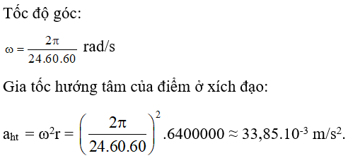 28 câu trắc nghiệm Chuyển động tròn đều cực hay có đáp án (phần 2)